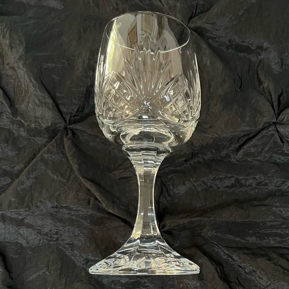 Vintage Cut Crystal Stemware drinking glass 3 1/2 ounce